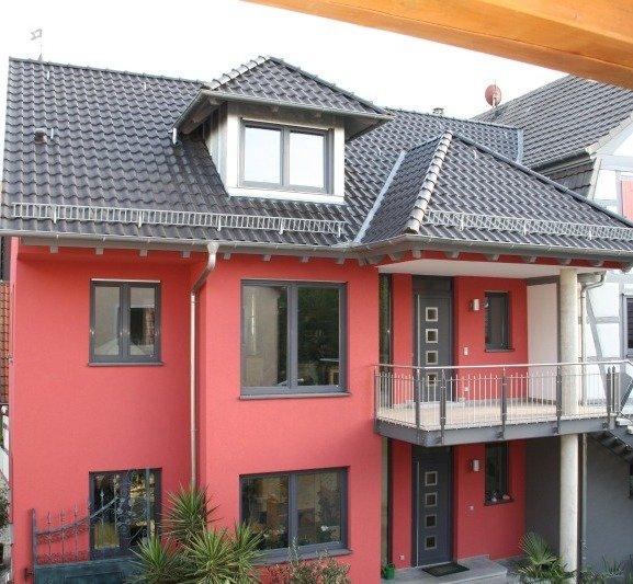 Fenster in anthrazit bei Weingut Kreglinger 